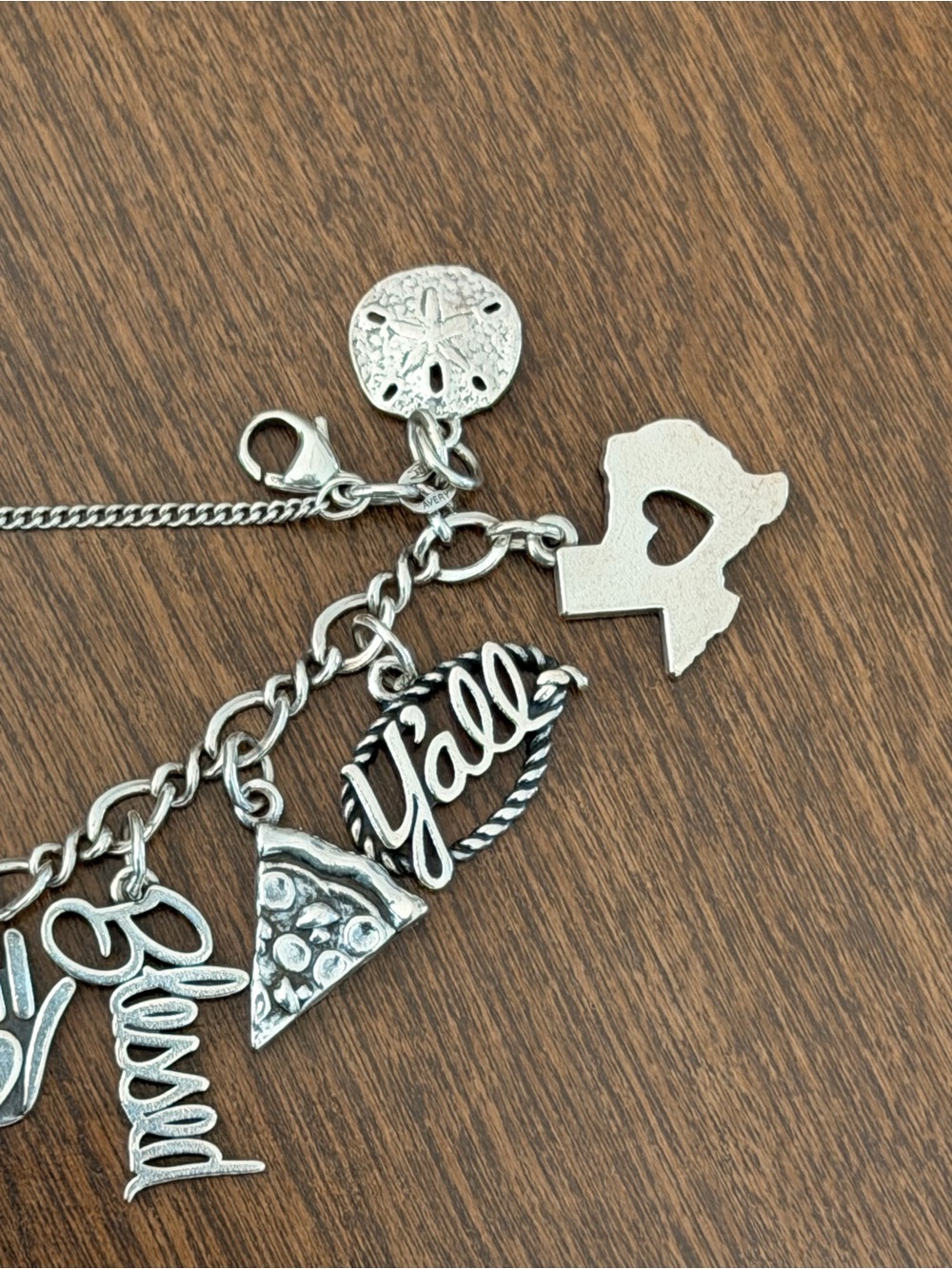 James Avery Sterling Silver Charm Bracelet 15 Charms Retired Y’all Texas 51g - Picture 2 of 5